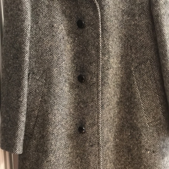 Vintage Tweed Wool Over Coat - Picture 6 of 13
